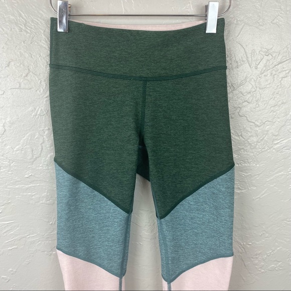 NWT Outdoor Voices 7/8 tricolor spring leggings XS - Picture 4 of 11
